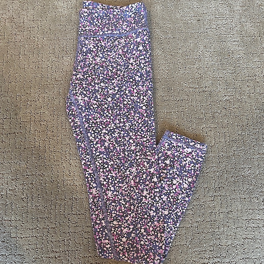 Lululemon Ivivva leggings, 14 (girls), patterned